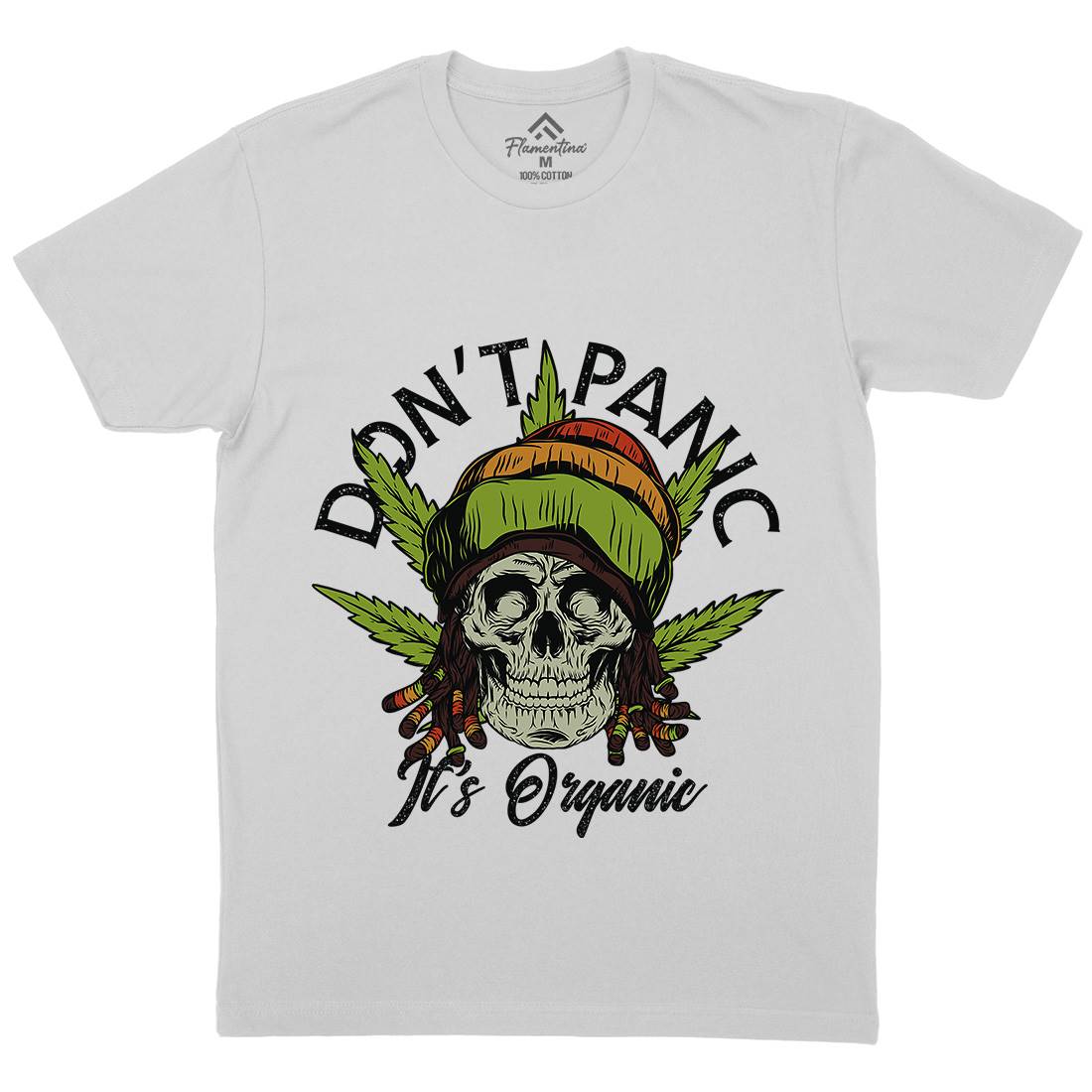 Don&#39;t Panic Mens Crew Neck T-Shirt Drugs D927