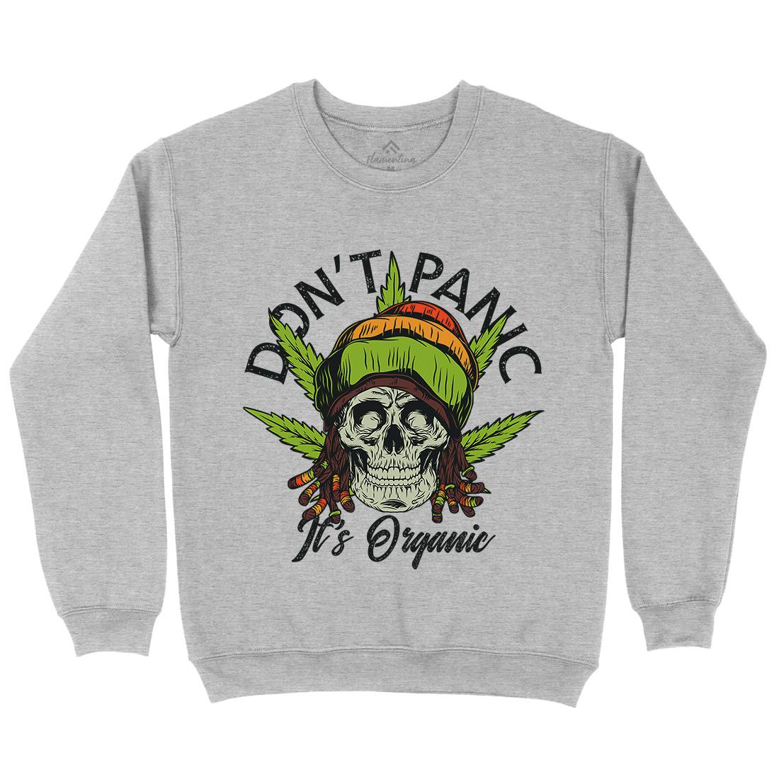 Don&#39;t Panic Mens Crew Neck Sweatshirt Drugs D927