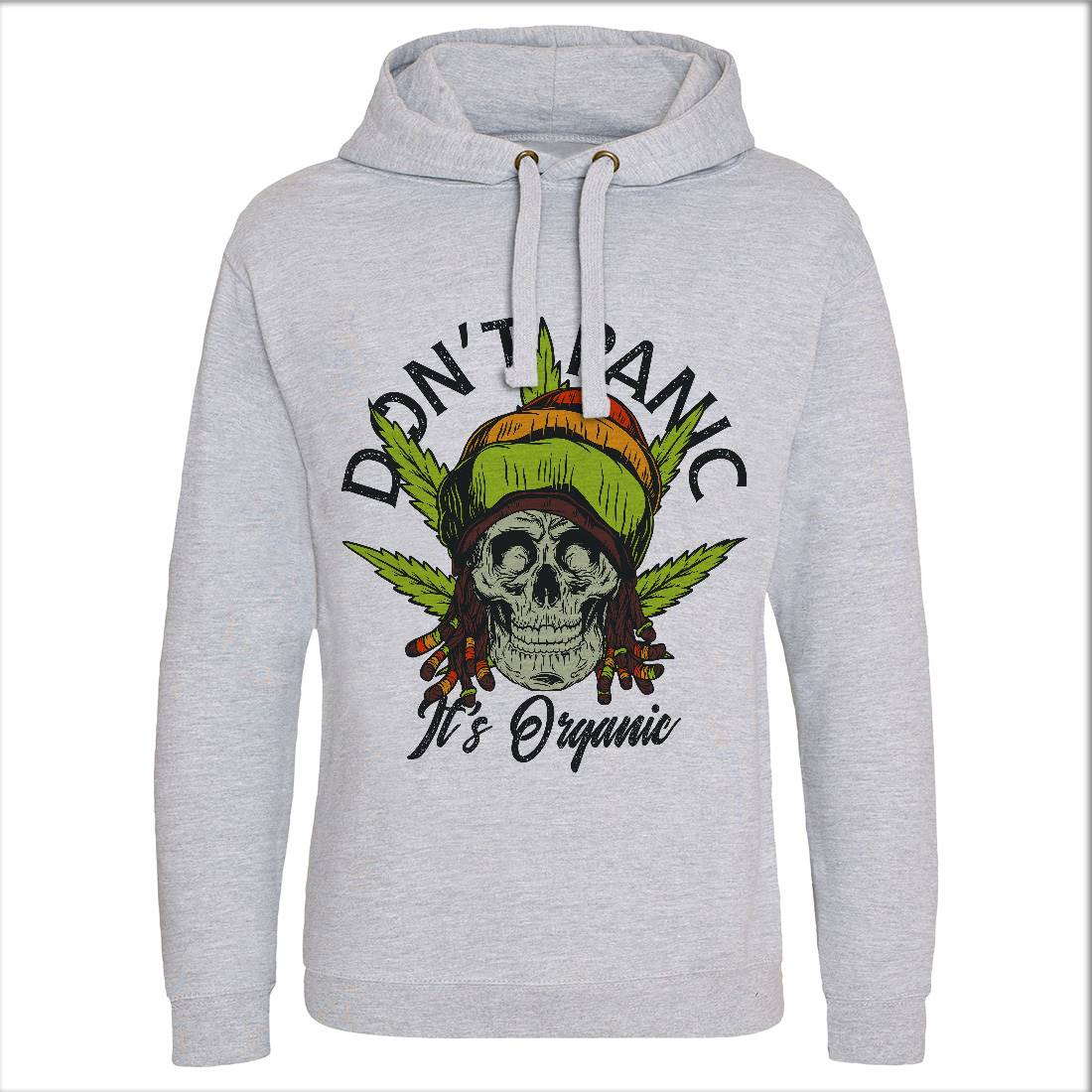 Don&#39;t Panic Mens Hoodie Without Pocket Drugs D927