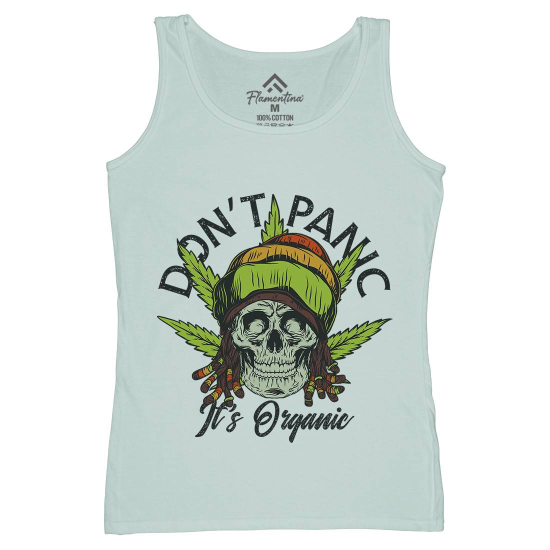 Don&#39;t Panic Womens Organic Tank Top Vest Drugs D927