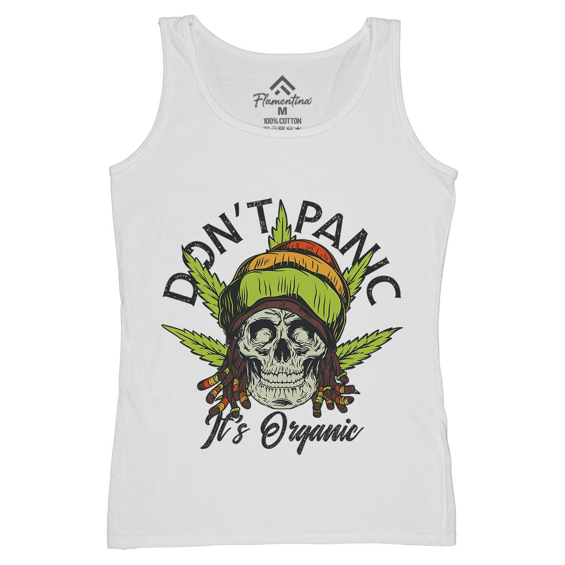 Don&#39;t Panic Womens Organic Tank Top Vest Drugs D927