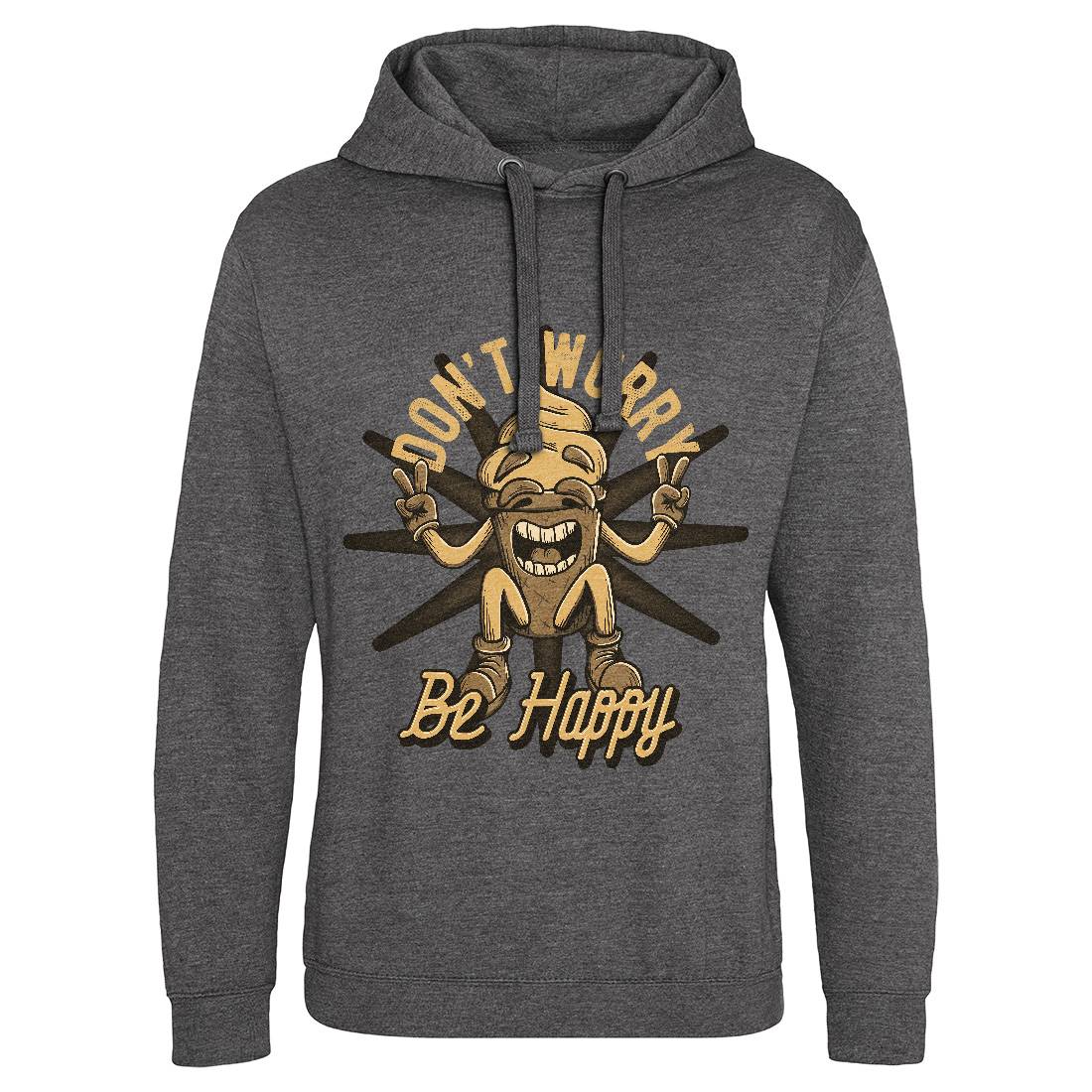 Don&#39;t Worry Ice Cream Mens Hoodie Without Pocket Food D928