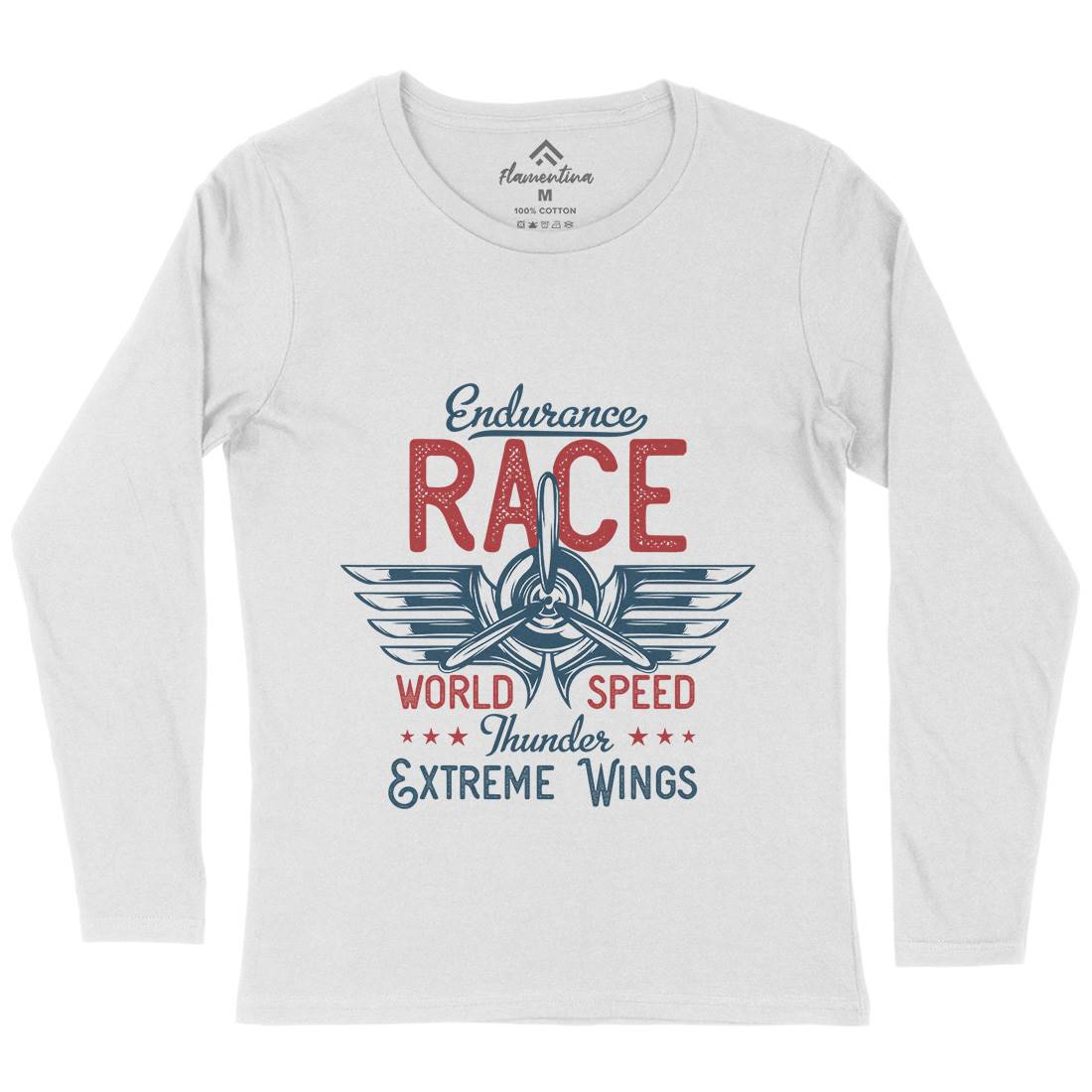 Endurance Race Womens Long Sleeve T-Shirt Vehicles D931