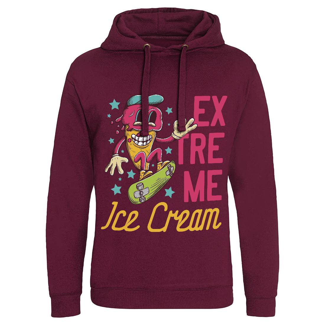 Extreme Ice Cream Mens Hoodie Without Pocket Food D932