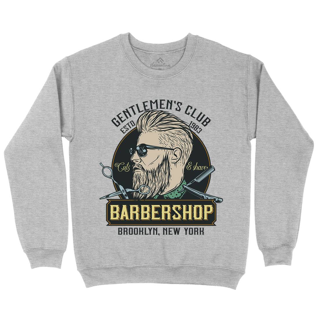 Gentlemens Club Kids Crew Neck Sweatshirt Barber D936