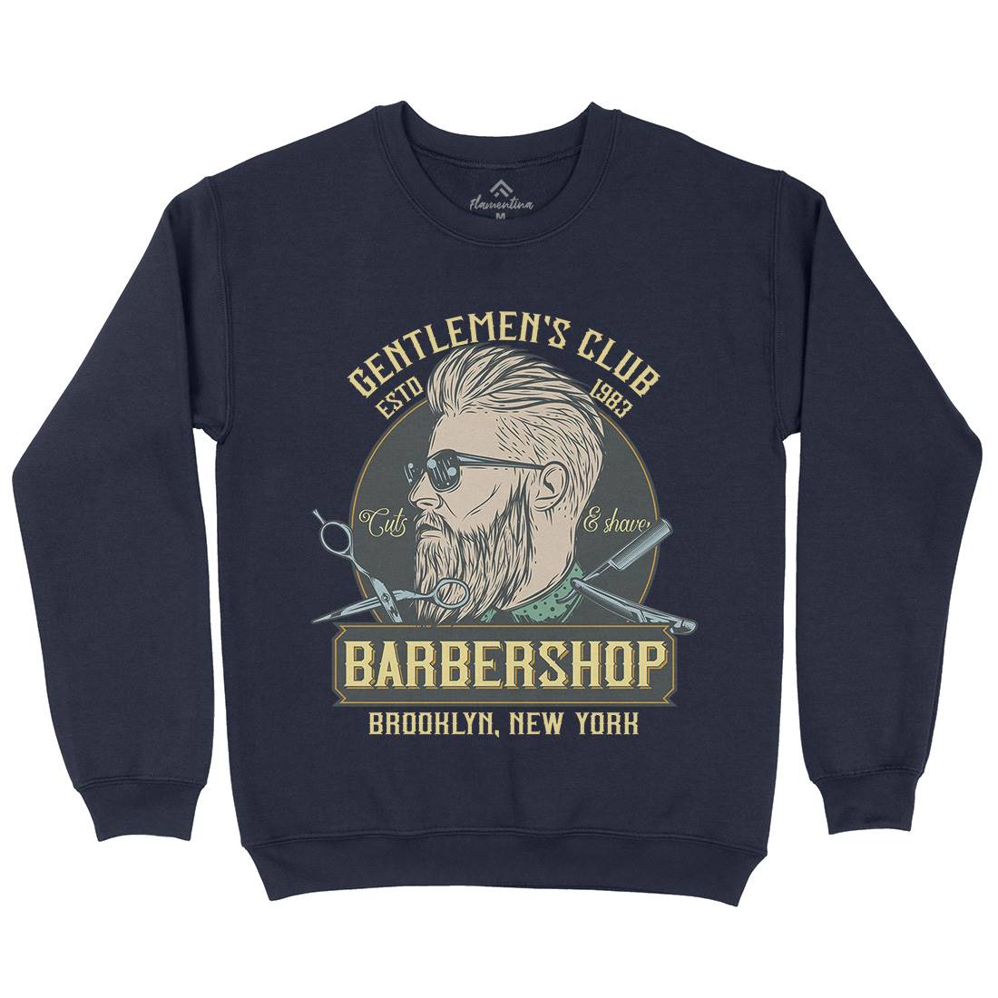 Gentlemens Club Kids Crew Neck Sweatshirt Barber D936