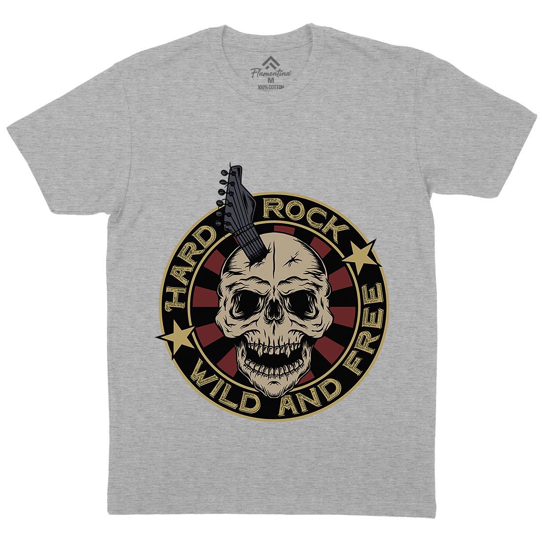 Hard Rock Mens Crew Neck T-Shirt Music D941
