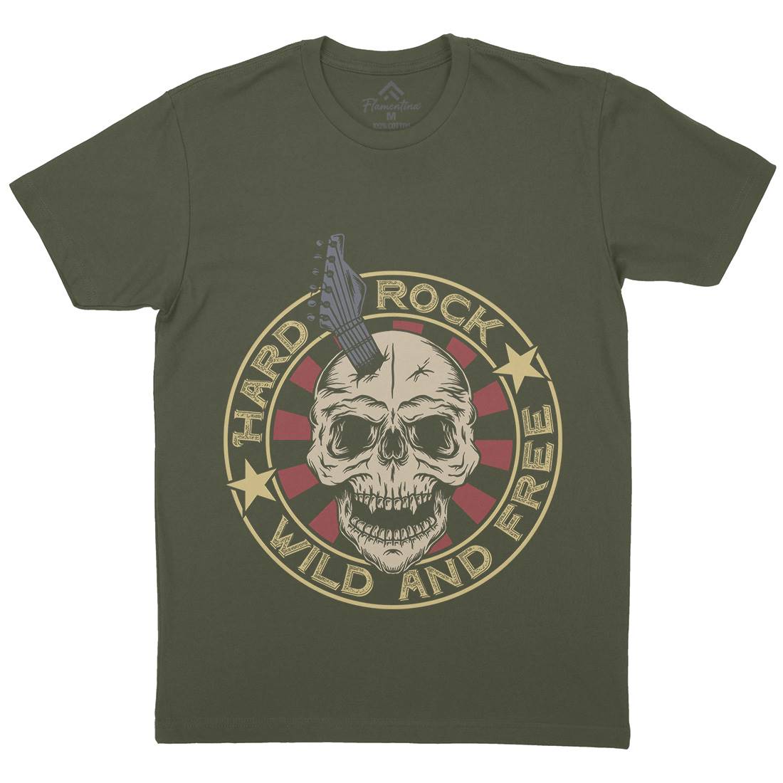 Hard Rock Mens Crew Neck T-Shirt Music D941