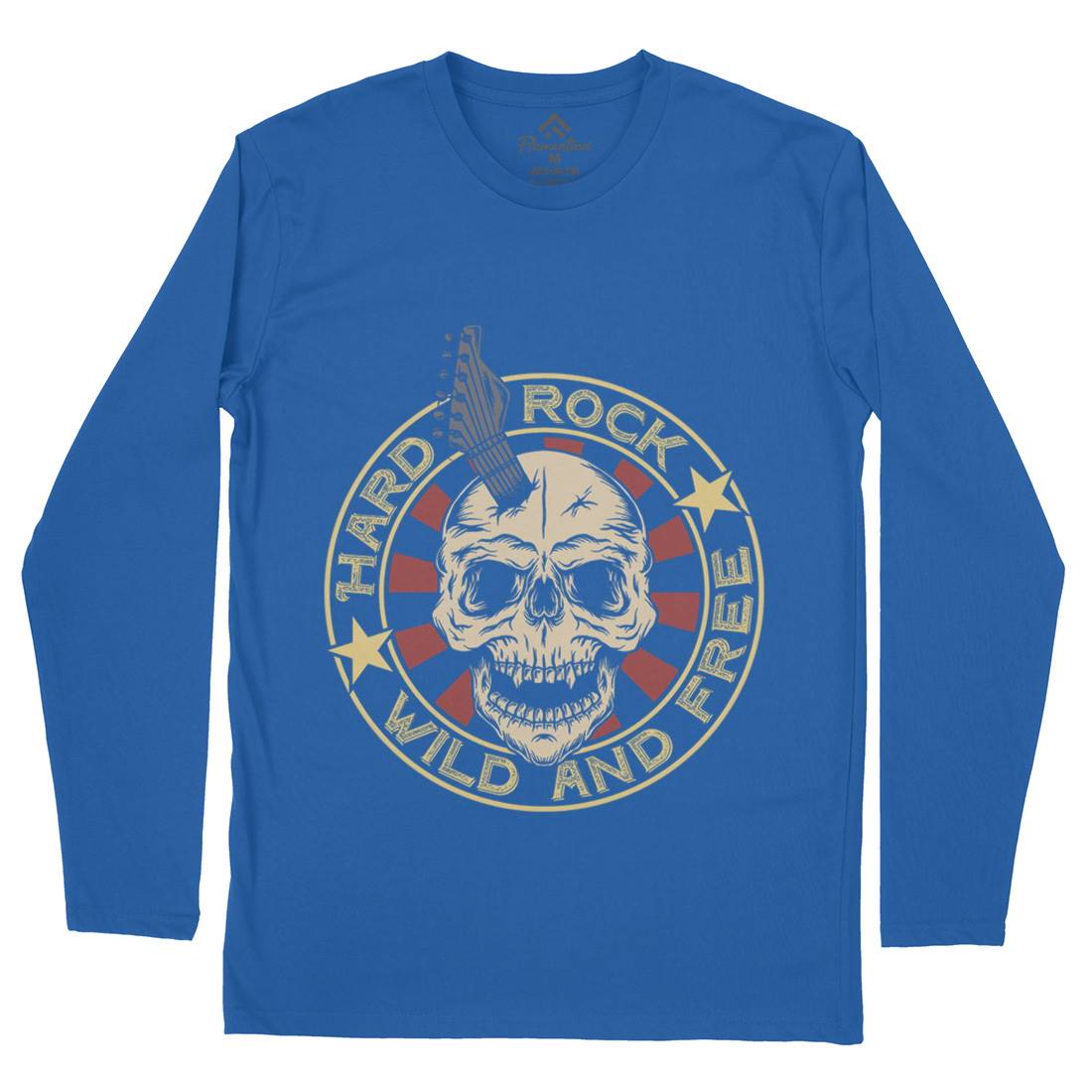 Hard Rock Mens Long Sleeve T-Shirt Music D941