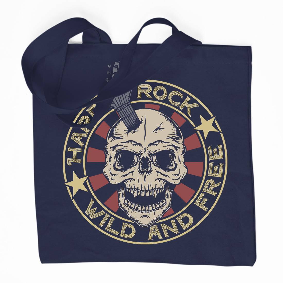 Hard Rock Organic Premium Cotton Tote Bag Music D941