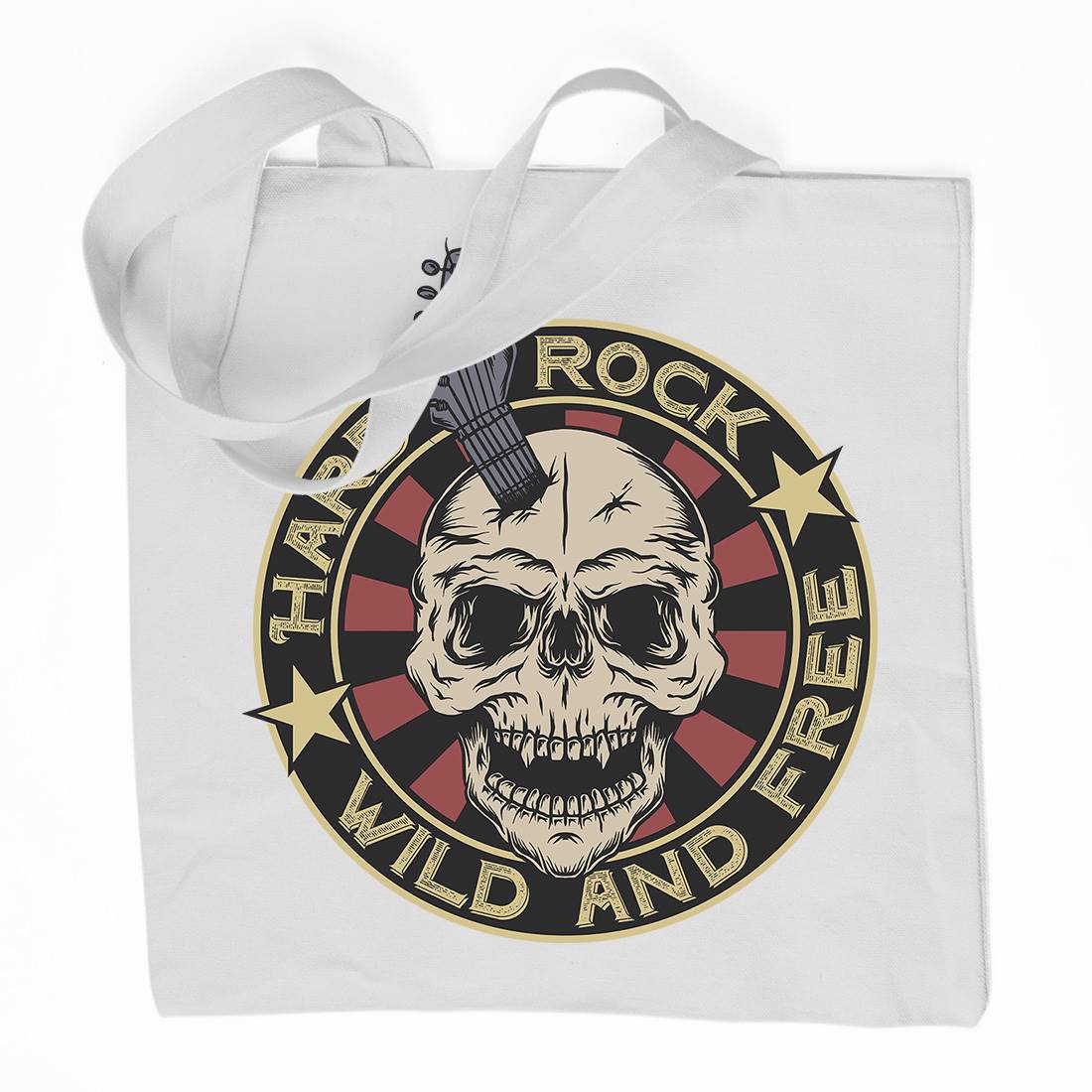 Hard Rock Organic Premium Cotton Tote Bag Music D941