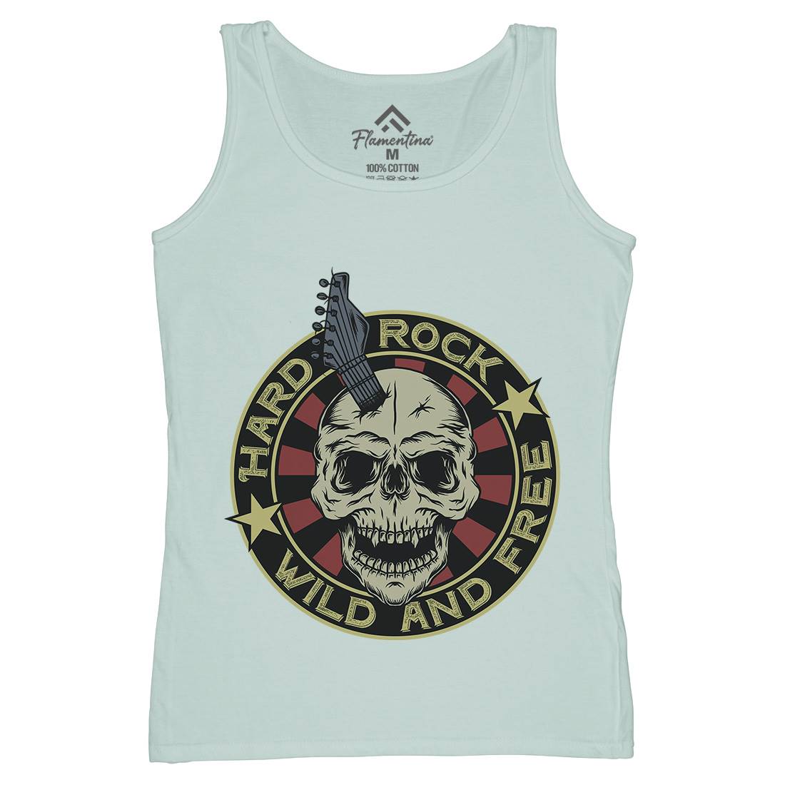 Hard Rock Womens Organic Tank Top Vest Music D941