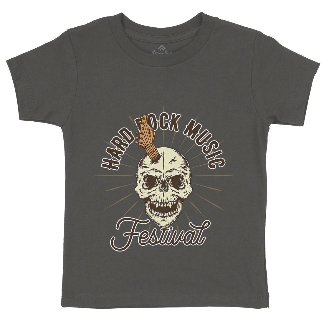 Hard Rock Kids Crew Neck T-Shirt Music D942