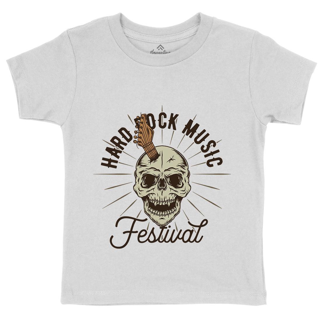Hard Rock Kids Organic Crew Neck T-Shirt Music D942