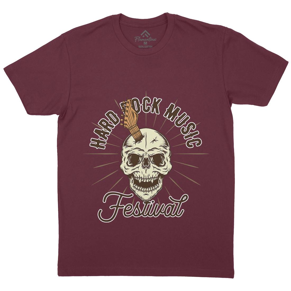 Hard Rock Mens Crew Neck T-Shirt Music D942