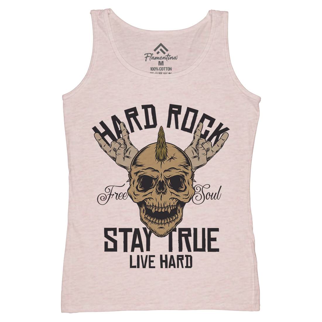 Hard Rock Stay True Womens Organic Tank Top Vest Music D943