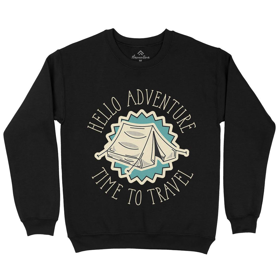 Hello Adventure Kids Crew Neck Sweatshirt Nature D945
