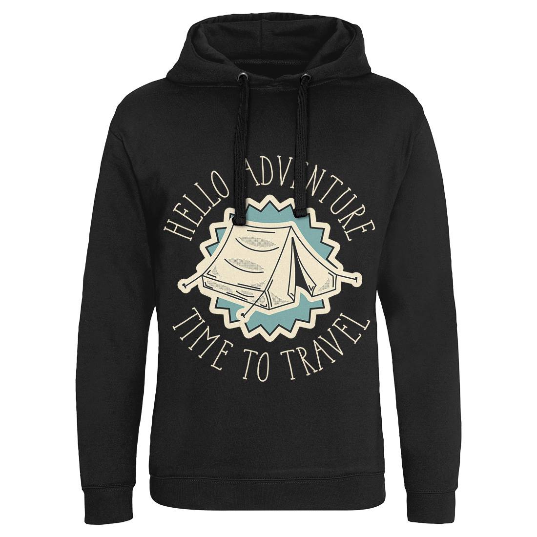 Hello Adventure Mens Hoodie Without Pocket Nature D945