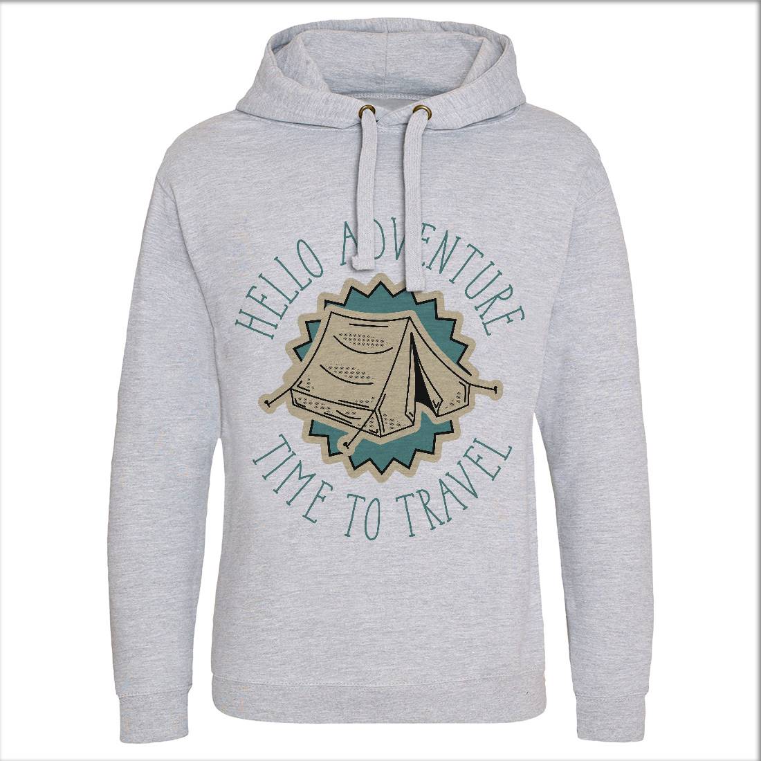 Hello Adventure Mens Hoodie Without Pocket Nature D945