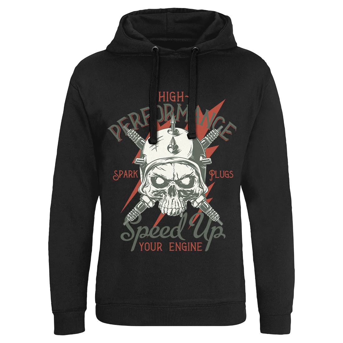 High Performance Mens Hoodie Without Pocket Motorcycles D946