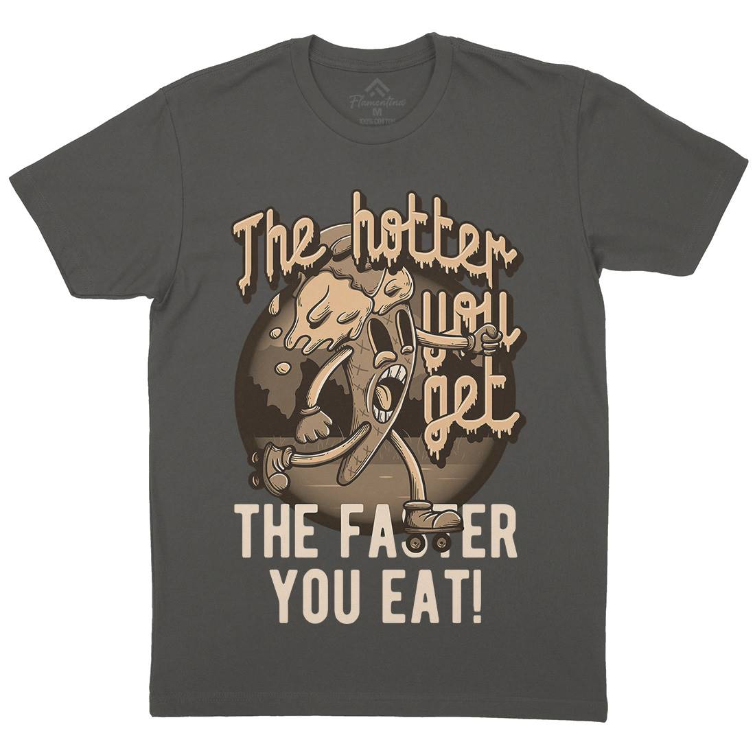 Hotter You Get Mens Crew Neck T-Shirt Food D948