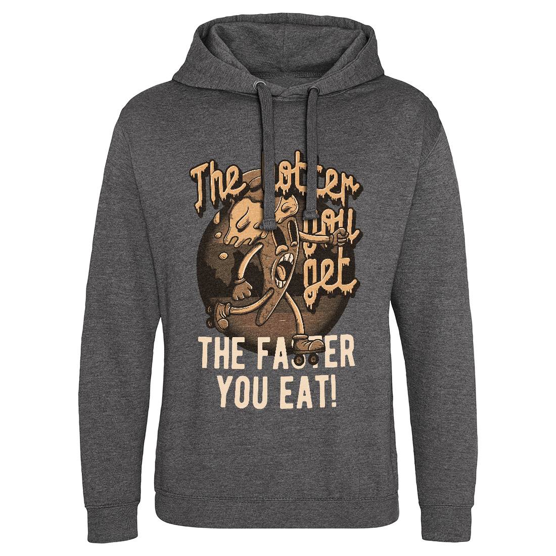 Hotter You Get Mens Hoodie Without Pocket Food D948