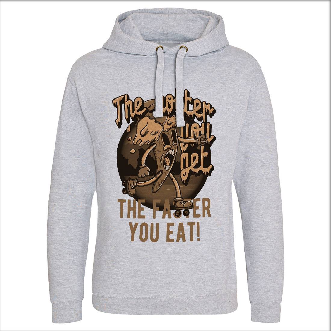 Hotter You Get Mens Hoodie Without Pocket Food D948