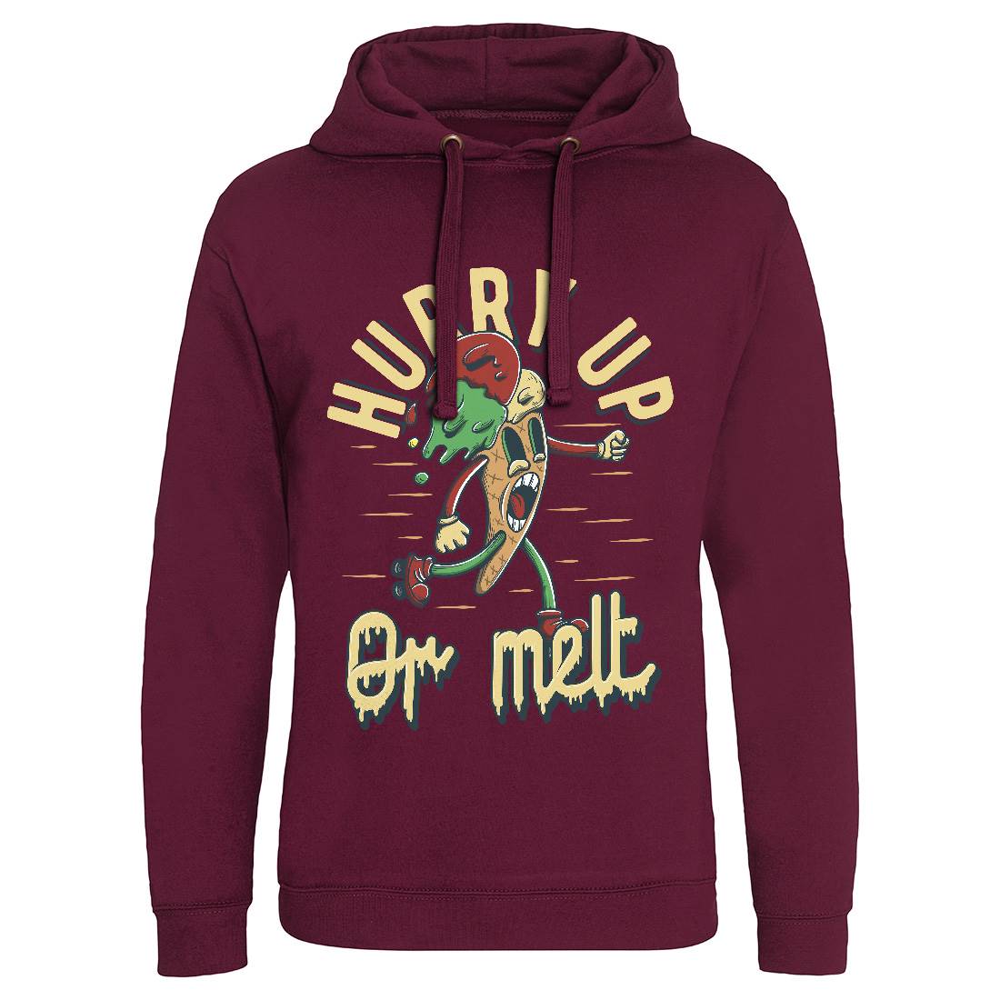 Hurry Up Or Melt Mens Hoodie Without Pocket Food D949
