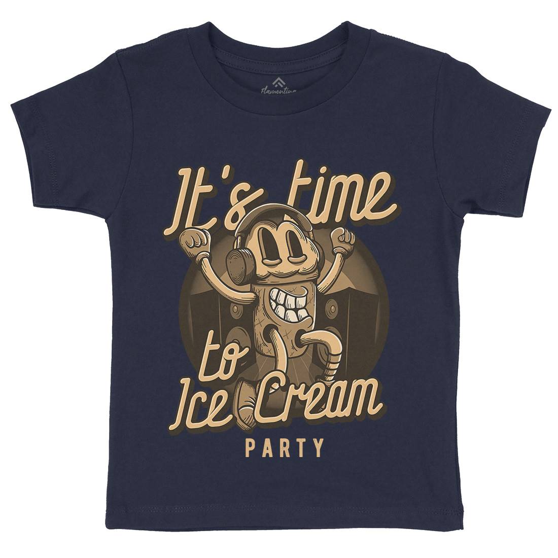 It&#39;s Time Kids Organic Crew Neck T-Shirt Food D950