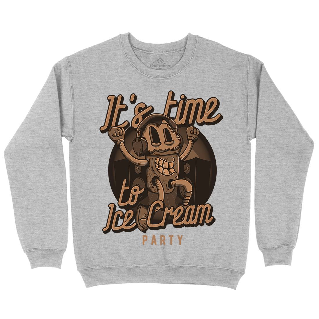 It&#39;s Time Kids Crew Neck Sweatshirt Food D950