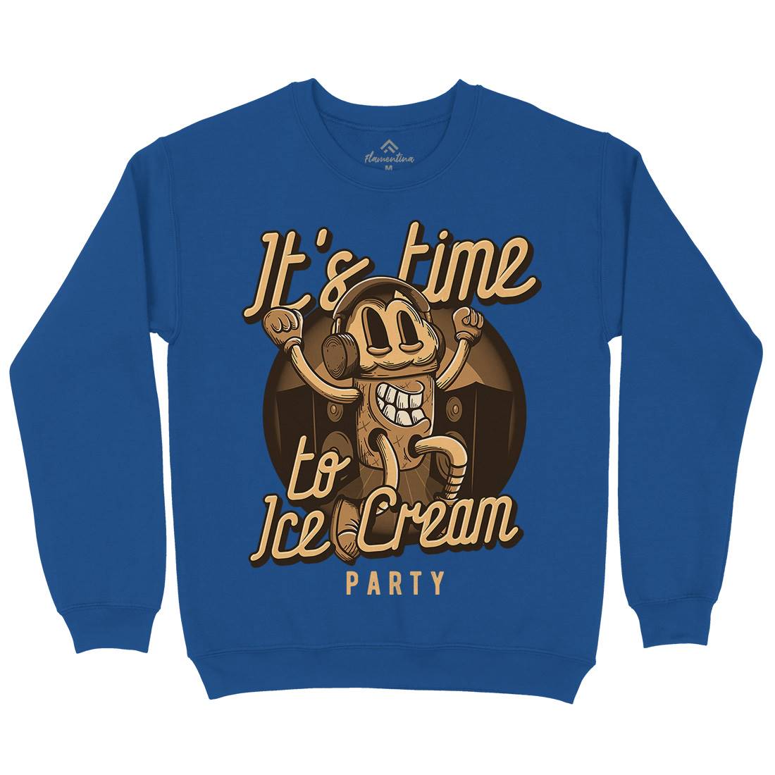 It&#39;s Time Kids Crew Neck Sweatshirt Food D950