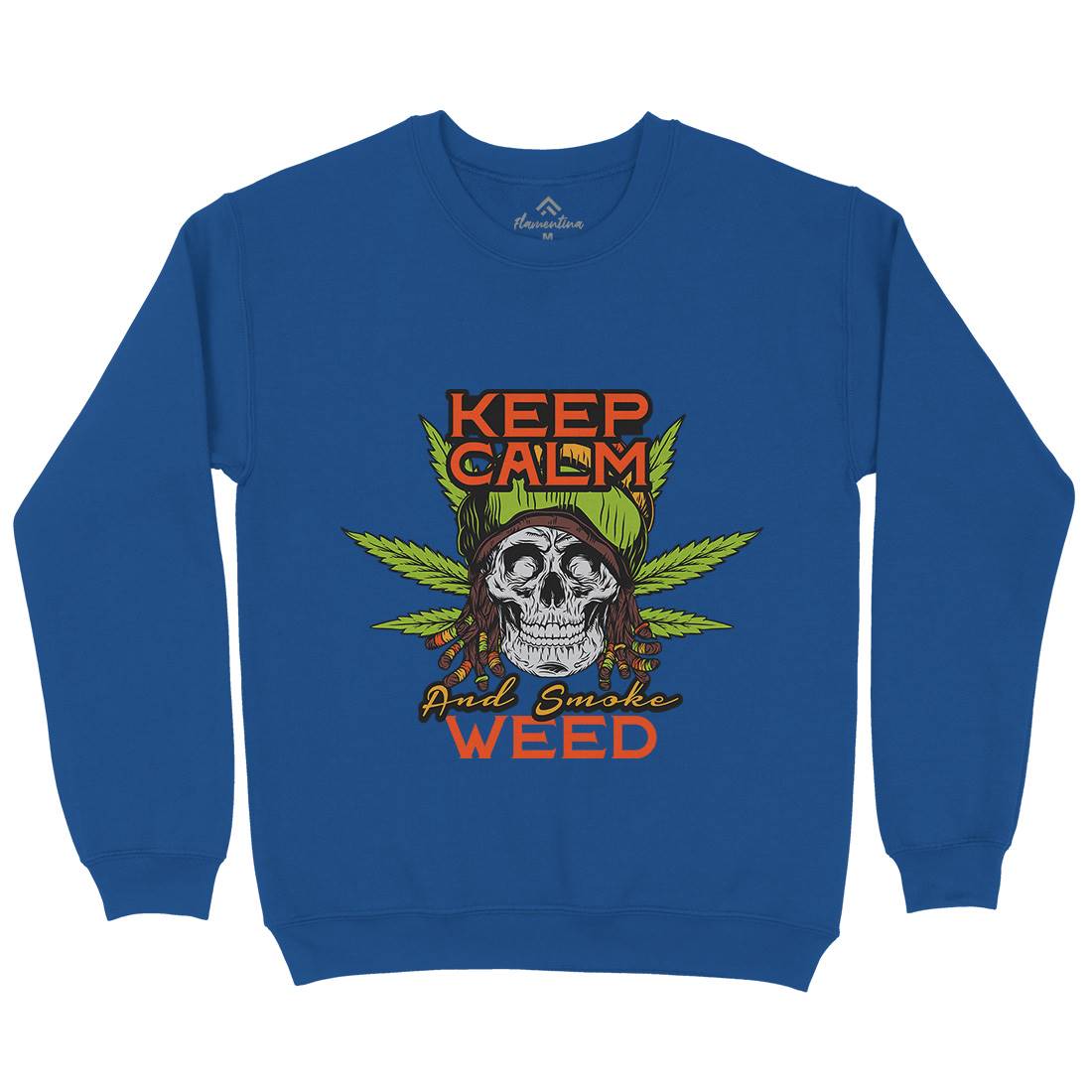 Keep Calm Mens Crew Neck Sweatshirt Drugs D951