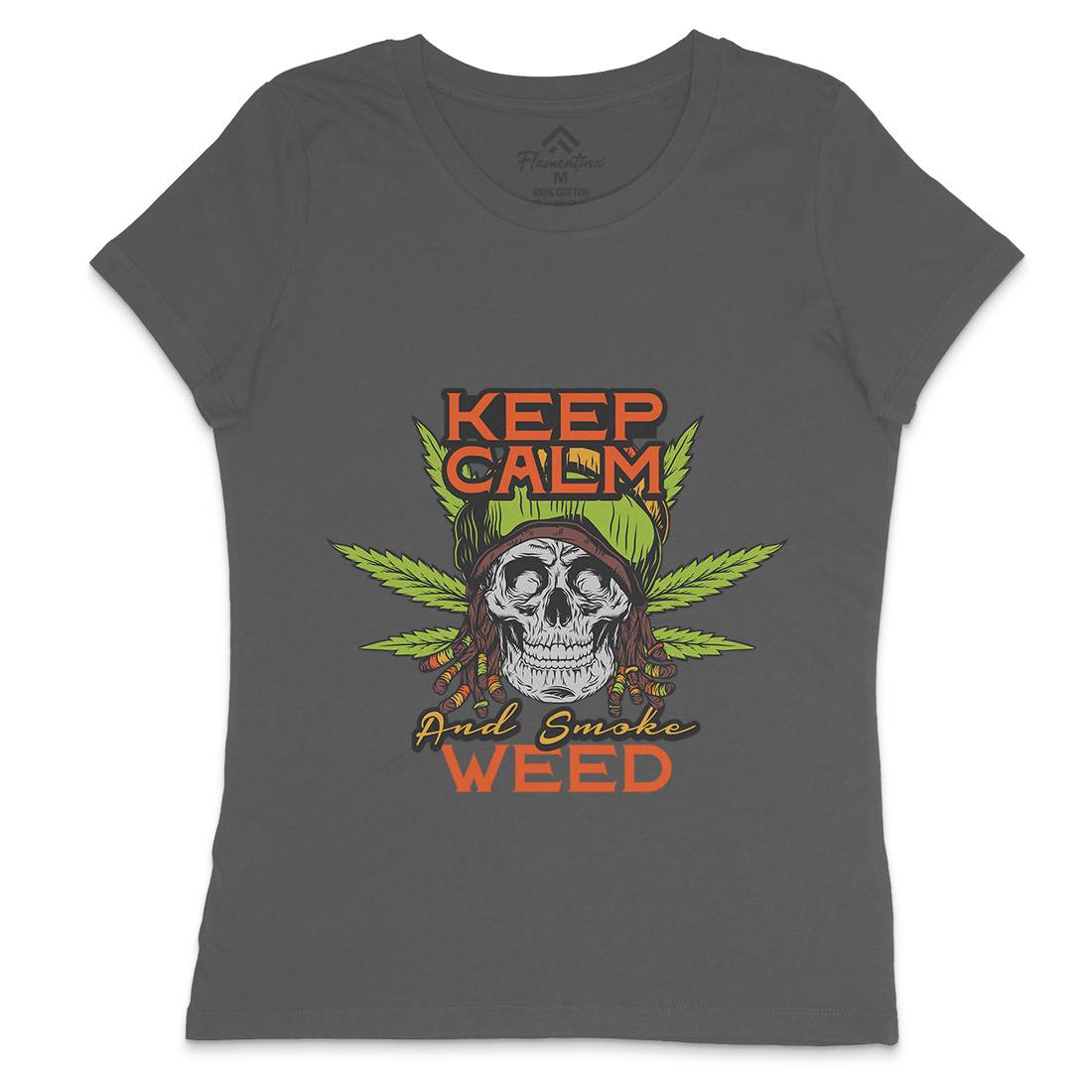 Keep Calm Womens Crew Neck T-Shirt Drugs D951