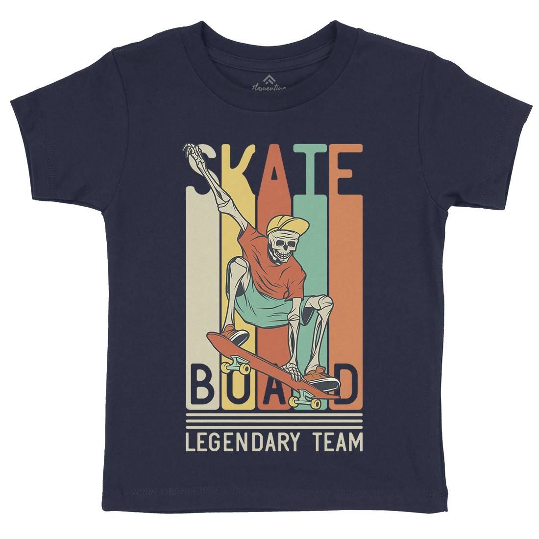 Legendary Team Kids Organic Crew Neck T-Shirt Skate D952
