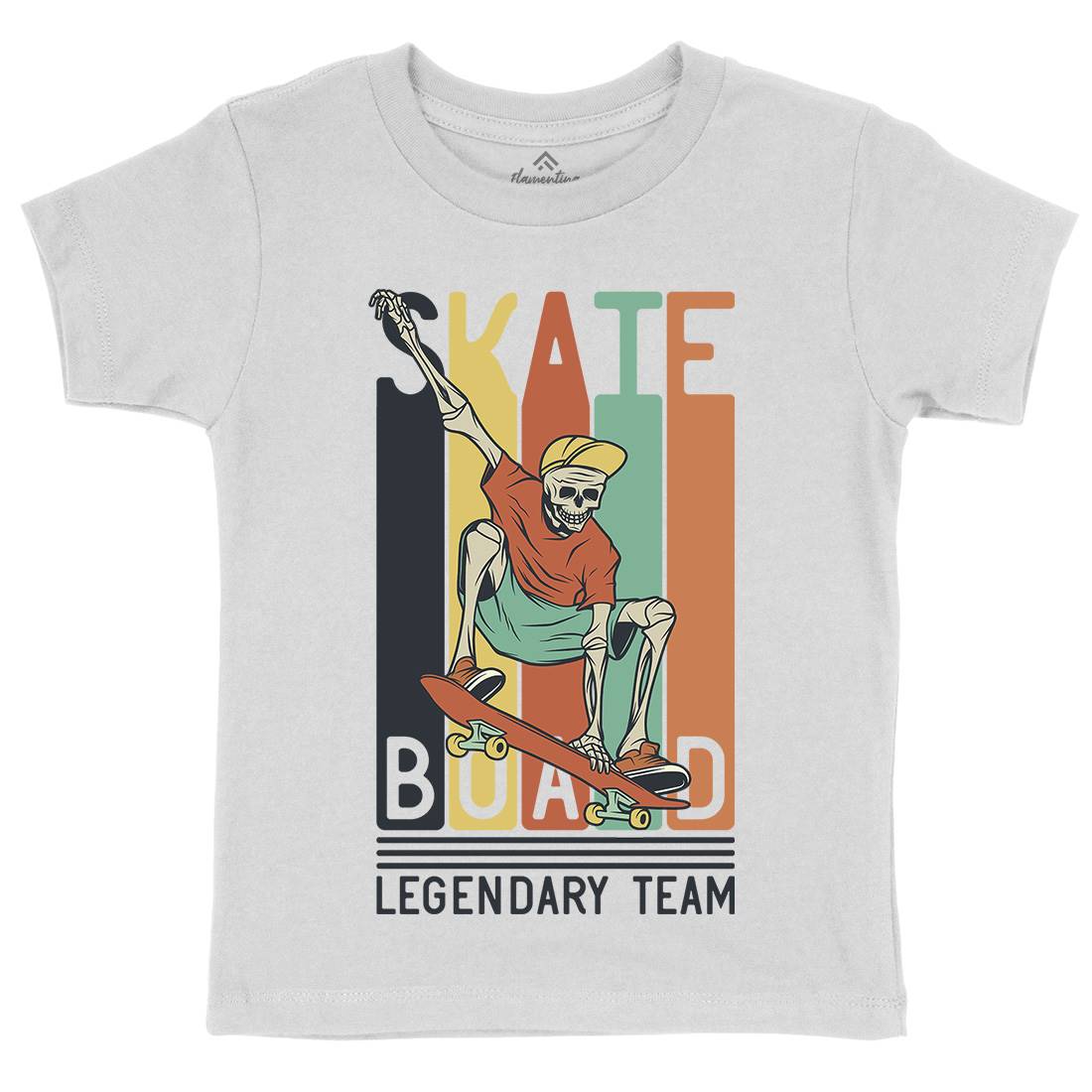 Legendary Team Kids Crew Neck T-Shirt Skate D952