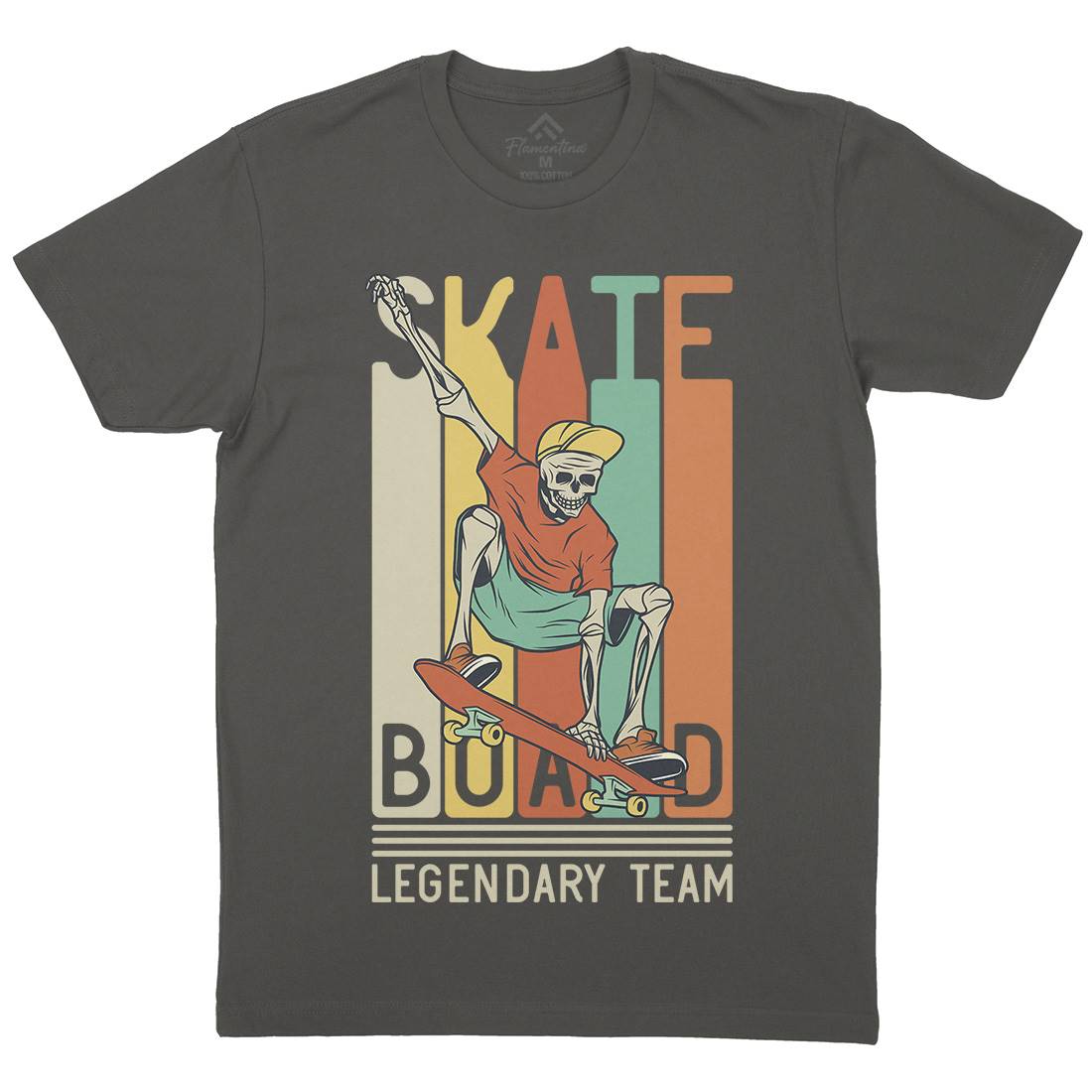 Legendary Team Mens Crew Neck T-Shirt Skate D952