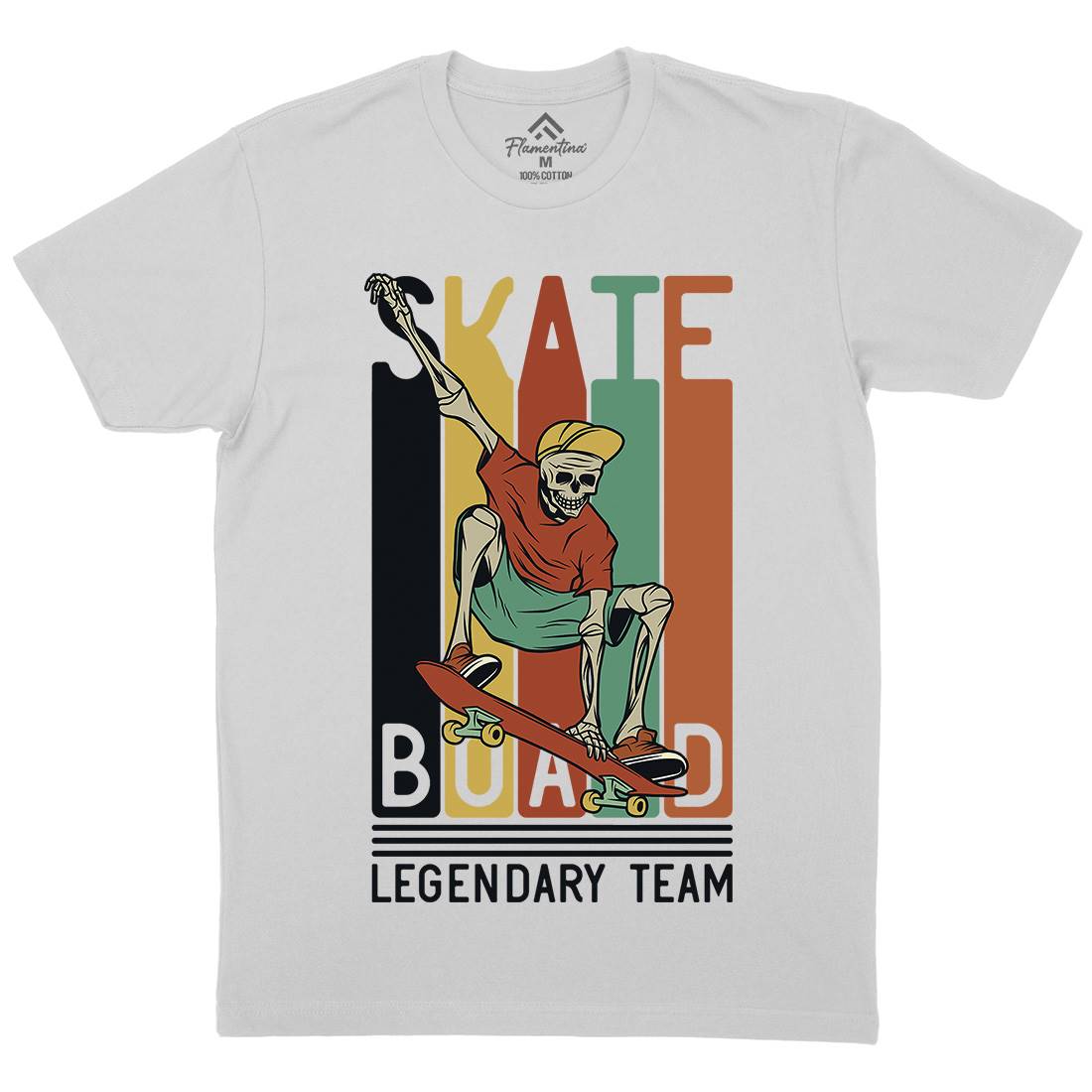 Legendary Team Mens Crew Neck T-Shirt Skate D952