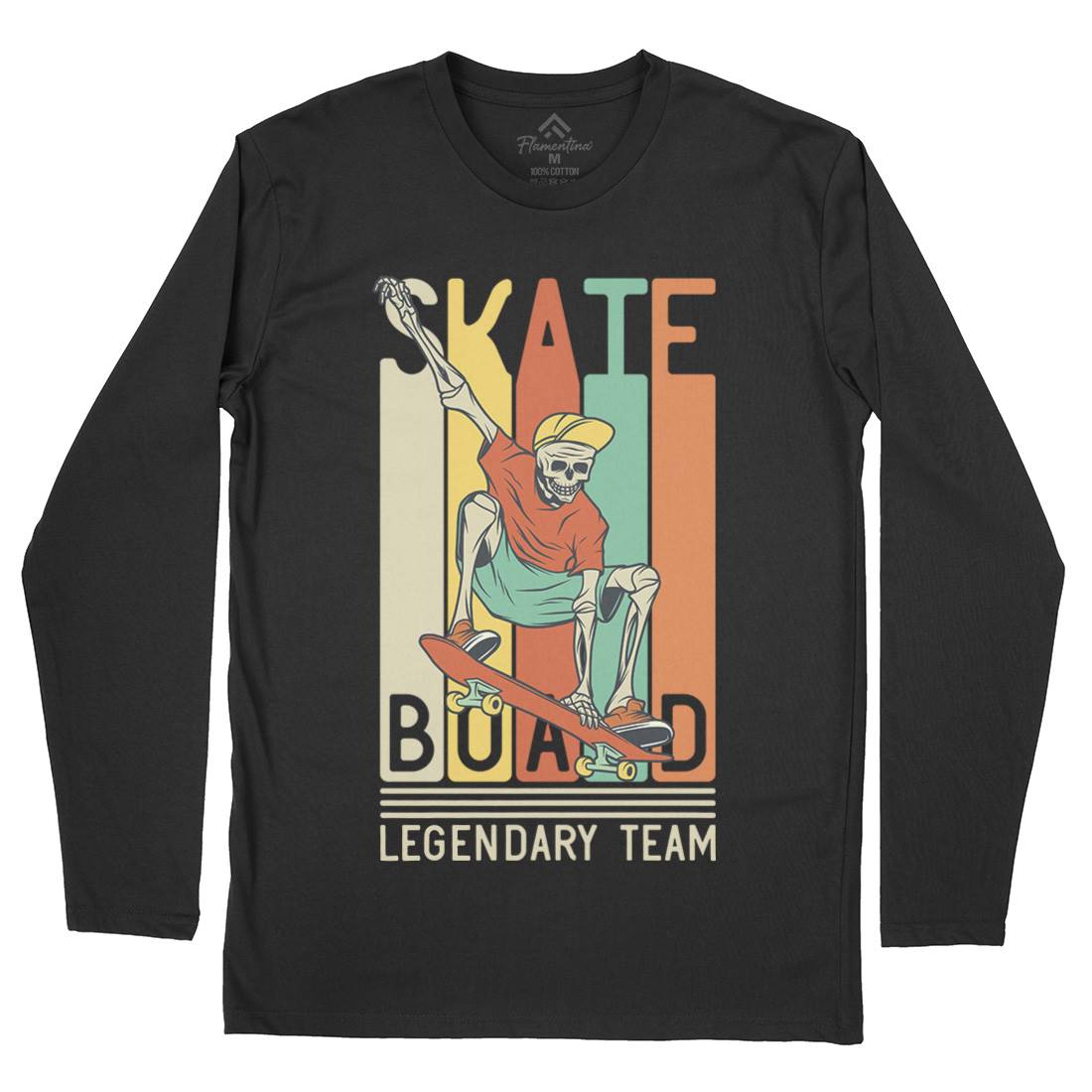 Legendary Team Mens Long Sleeve T-Shirt Skate D952