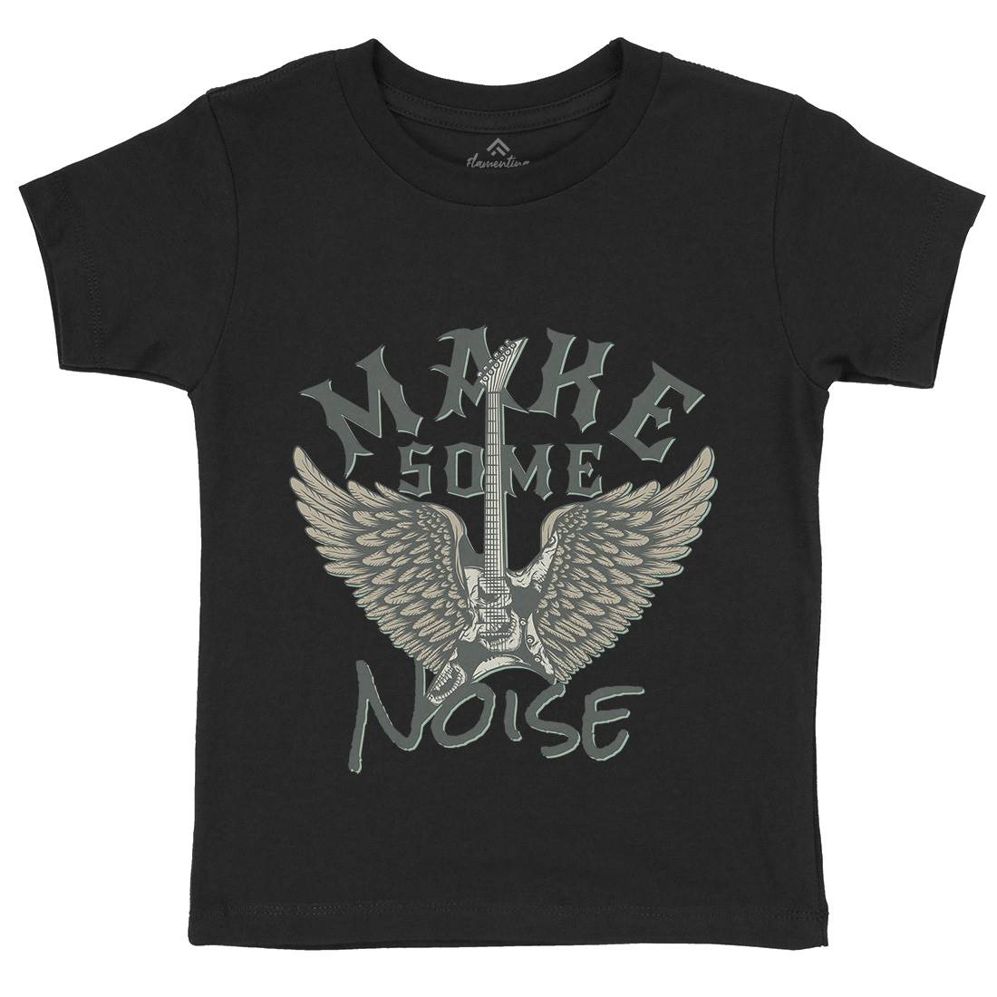 Make Some Noise Kids Organic Crew Neck T-Shirt Music D955