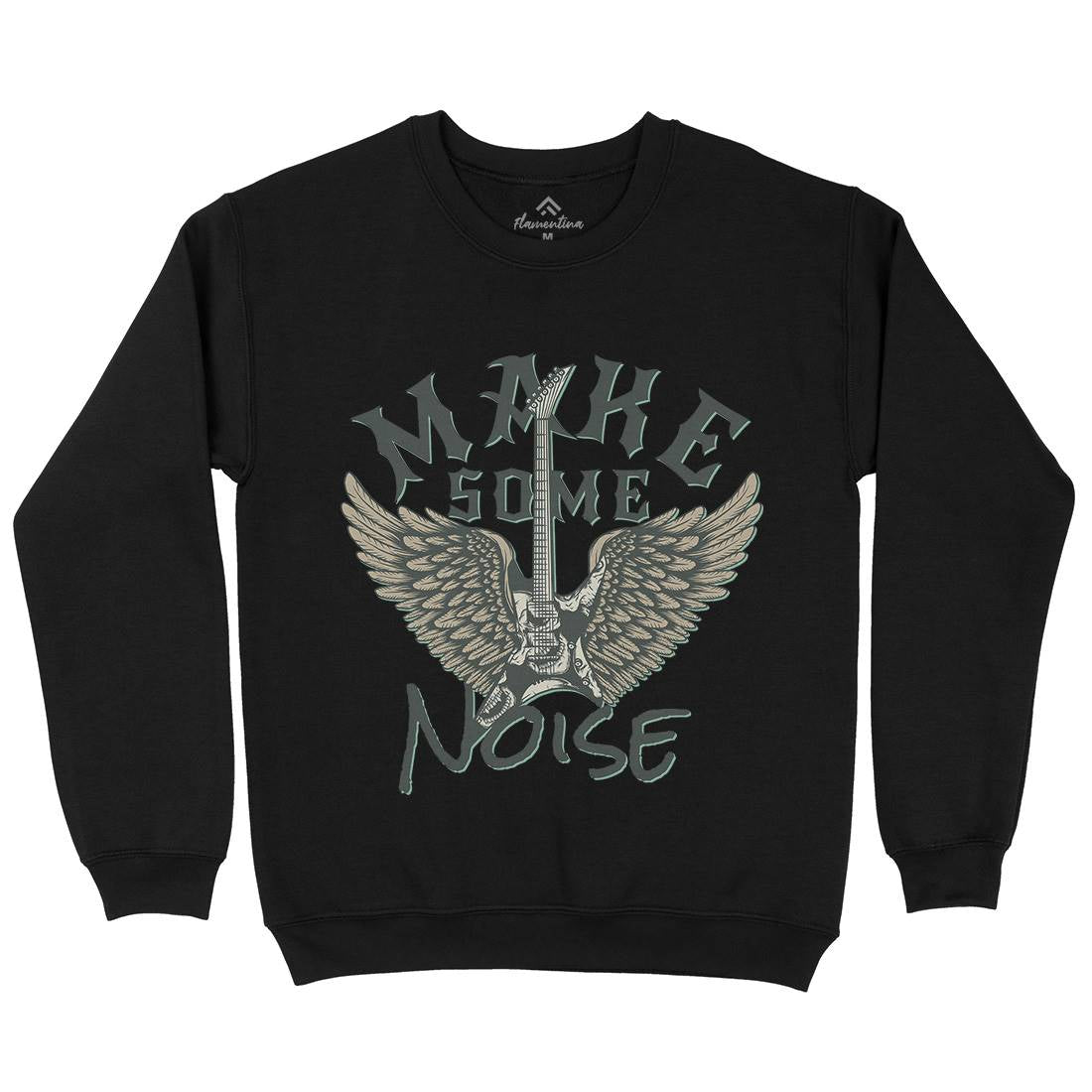 Make Some Noise Mens Crew Neck Sweatshirt Music D955