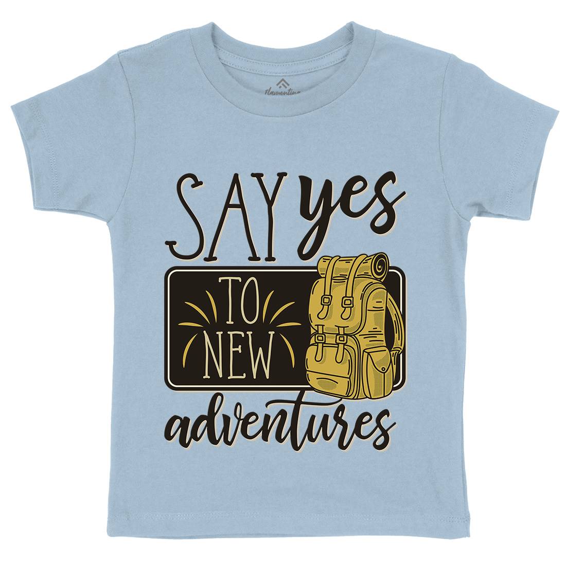 New Adventures Kids Crew Neck T-Shirt Nature D956