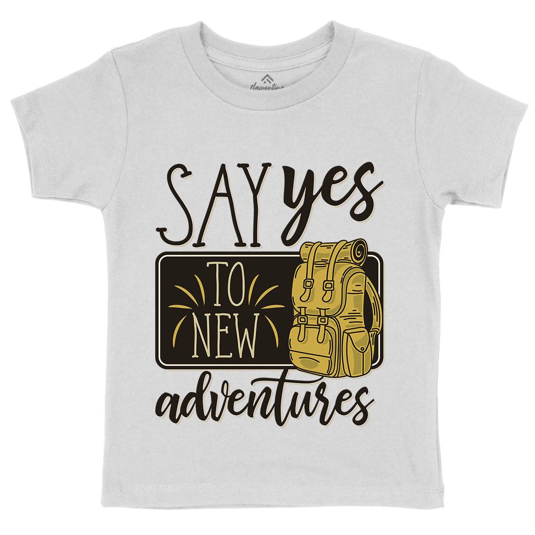 New Adventures Kids Crew Neck T-Shirt Nature D956