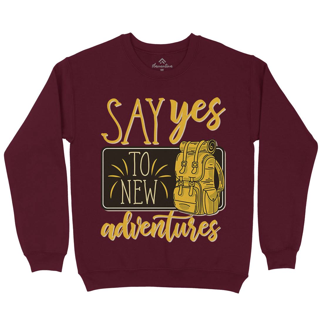 New Adventures Mens Crew Neck Sweatshirt Nature D956