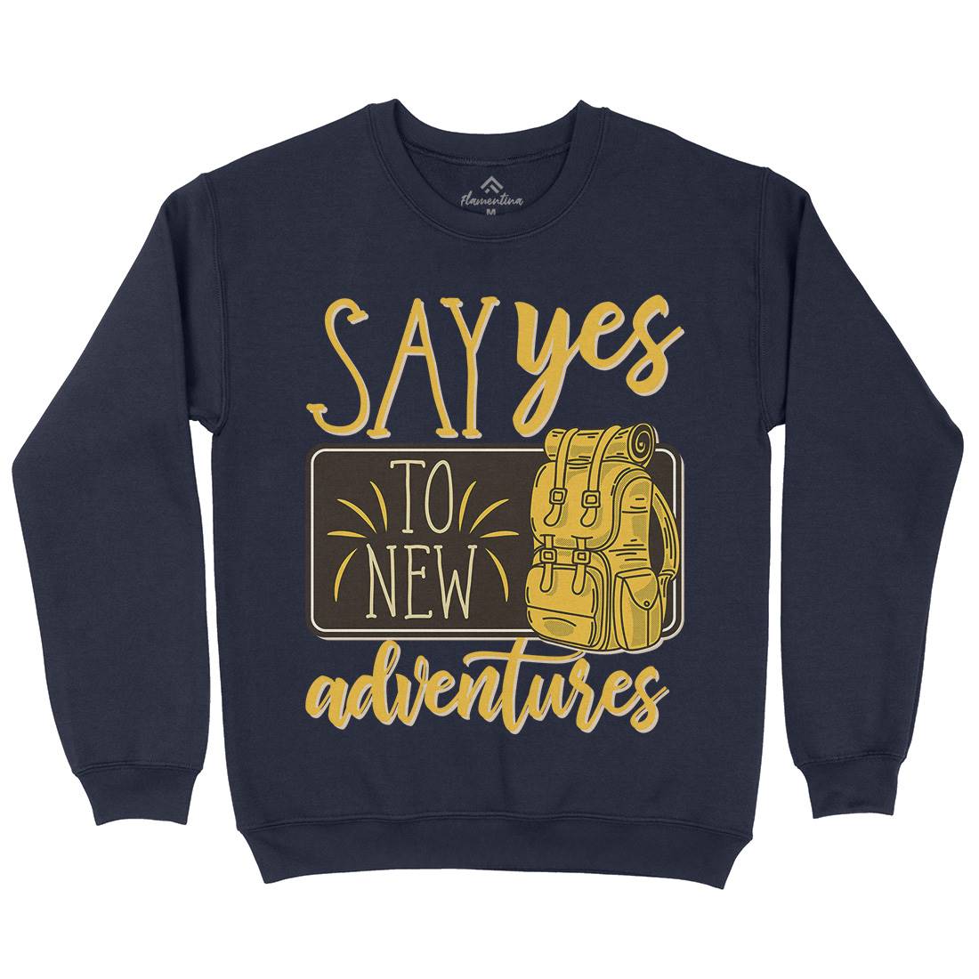 New Adventures Mens Crew Neck Sweatshirt Nature D956