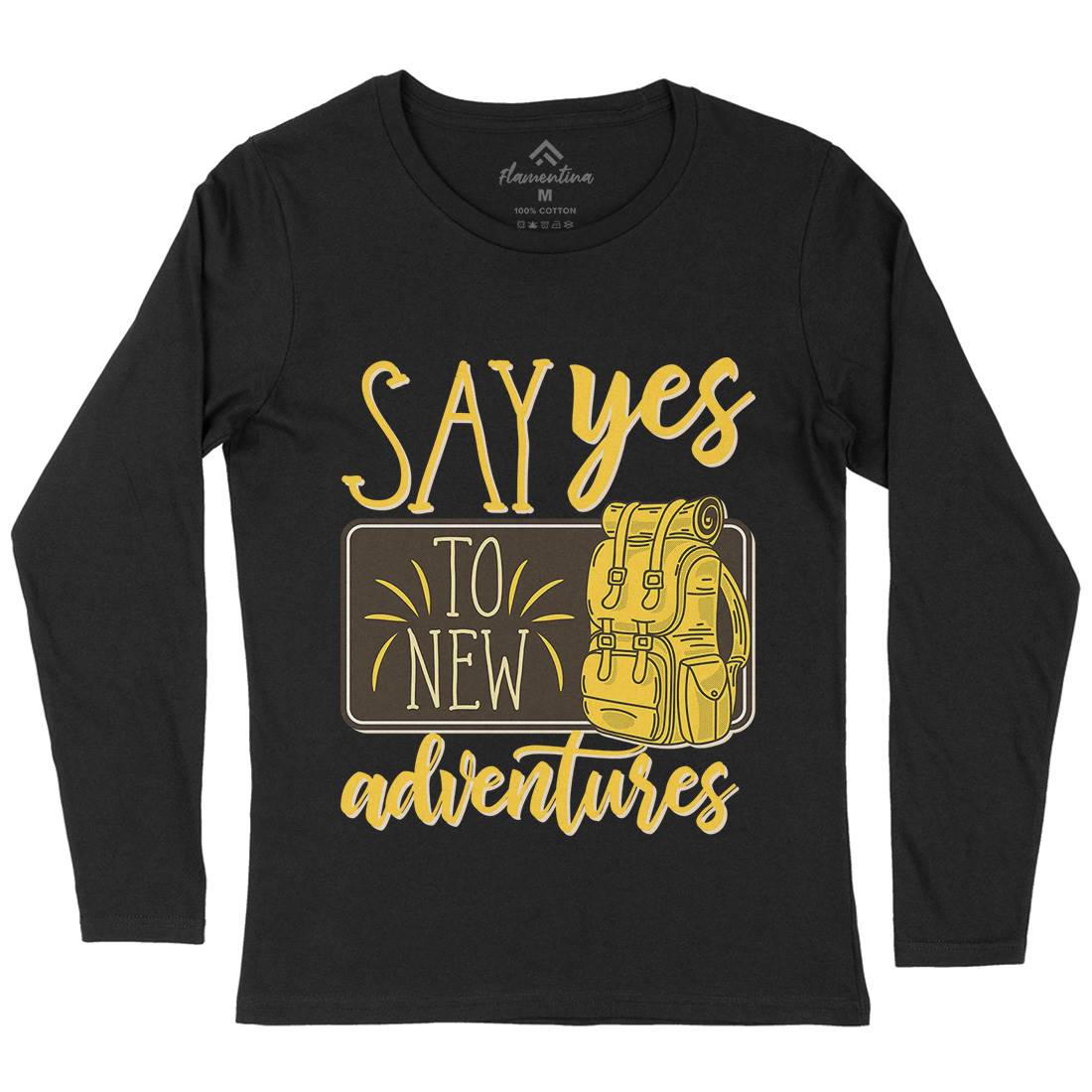 New Adventures Womens Long Sleeve T-Shirt Nature D956