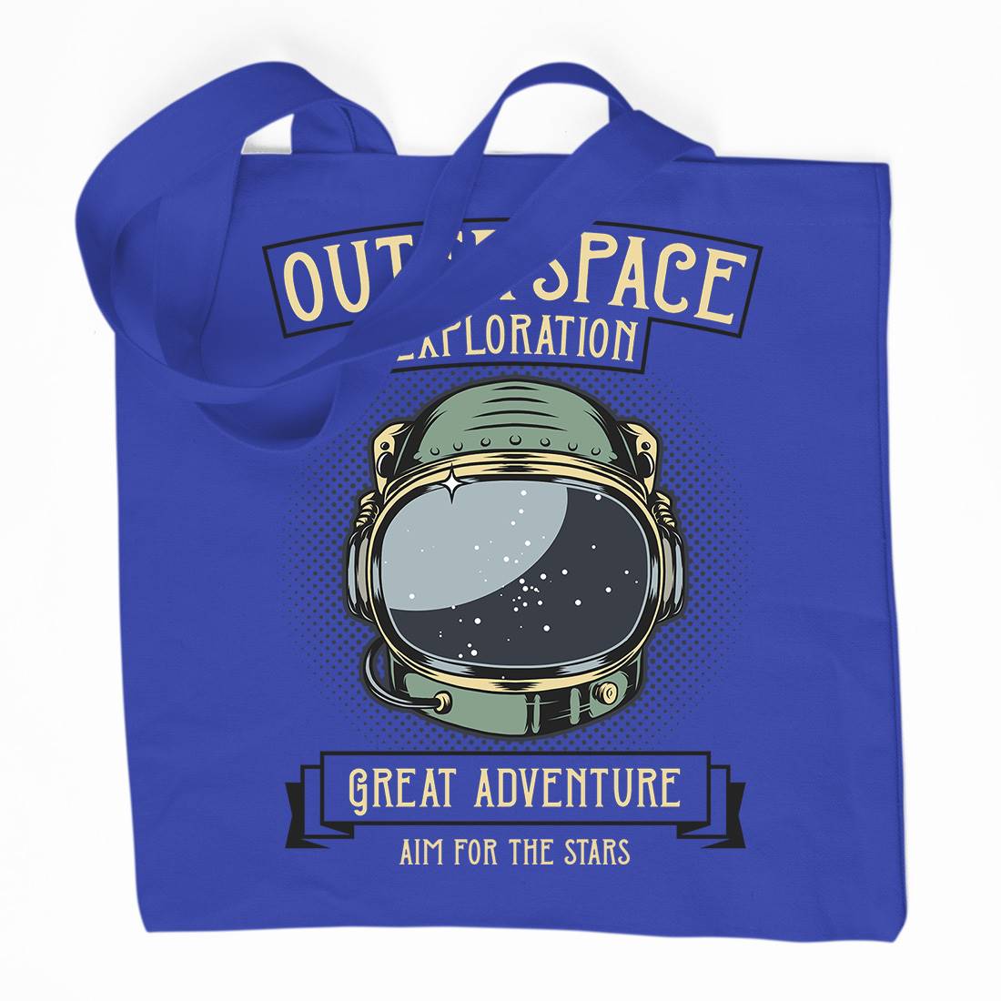 Exploration Outer Organic Premium Cotton Tote Bag Space D957