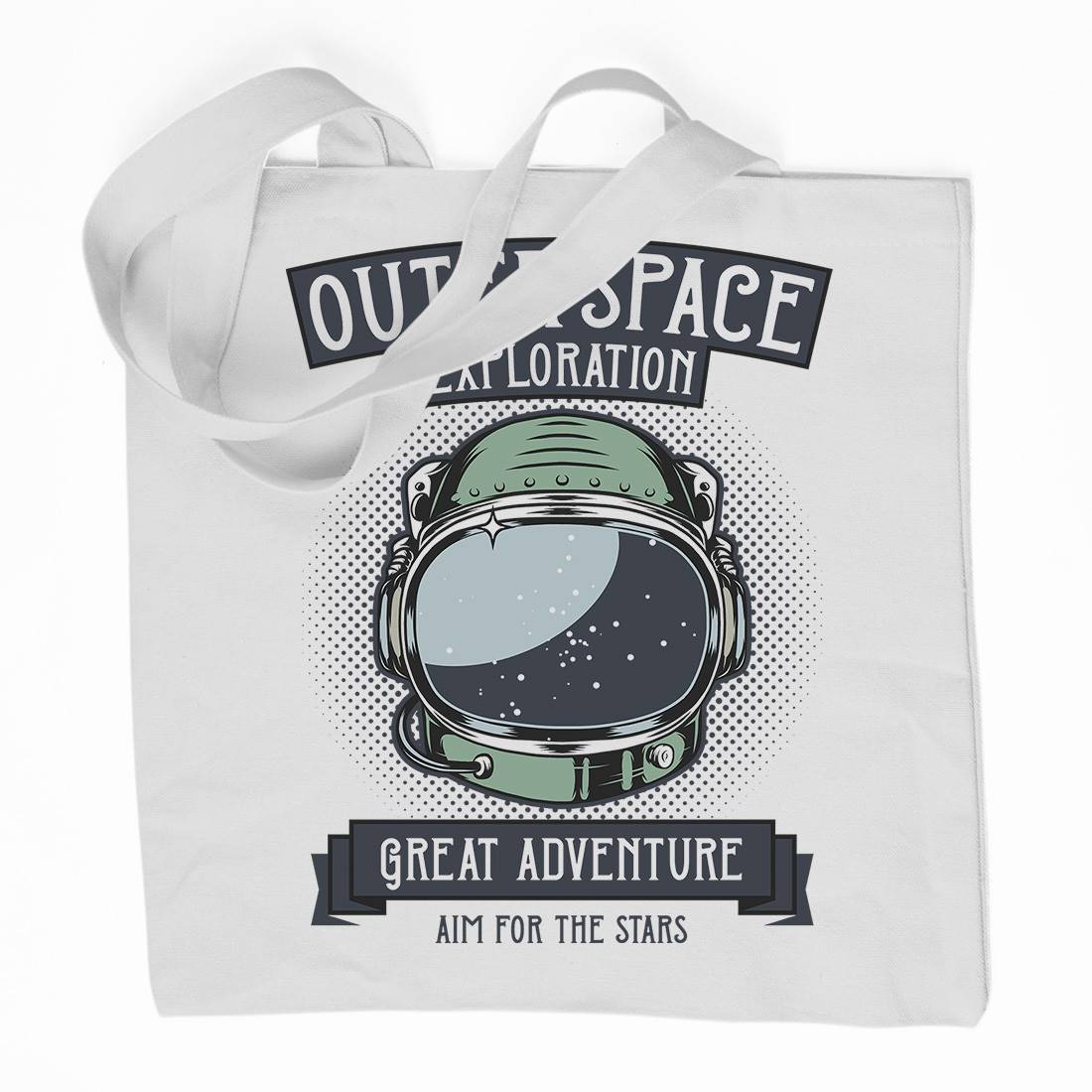 Exploration Outer Organic Premium Cotton Tote Bag Space D957