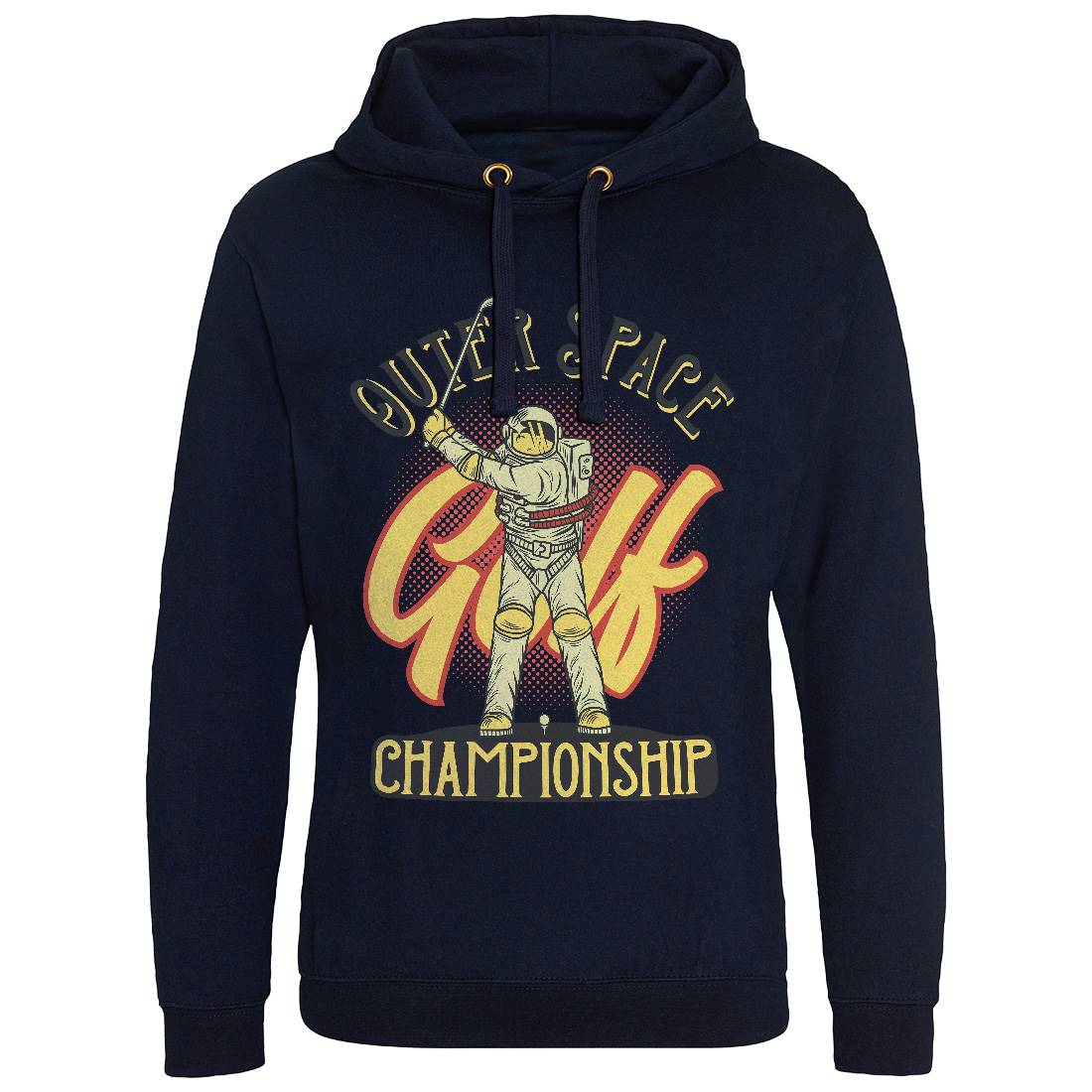 Outer Space Golf Mens Hoodie Without Pocket Sport D958