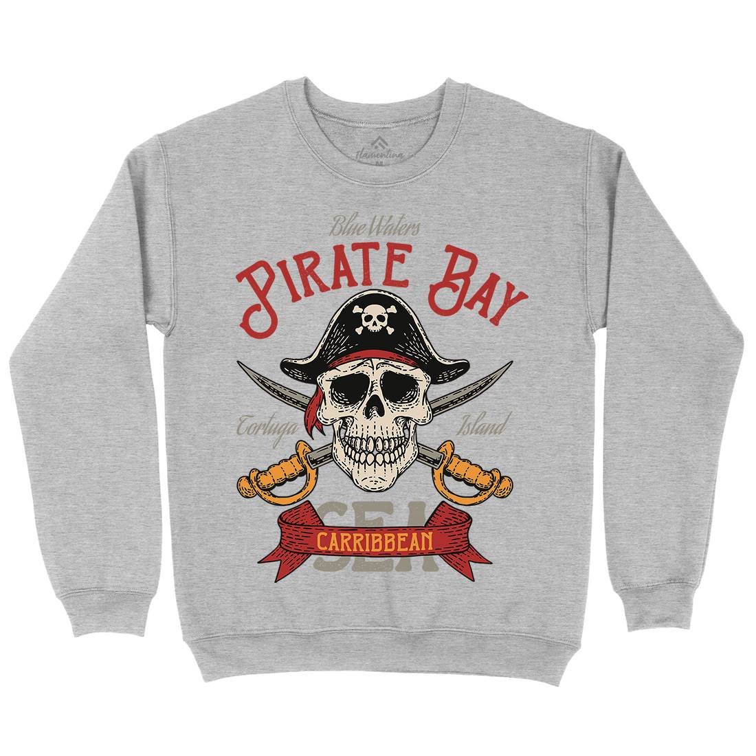 Pirate Bay Mens Crew Neck Sweatshirt Navy D960