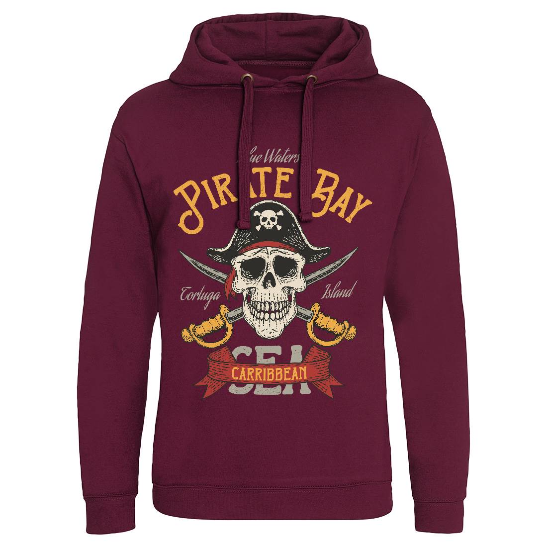Pirate Bay Mens Hoodie Without Pocket Navy D960